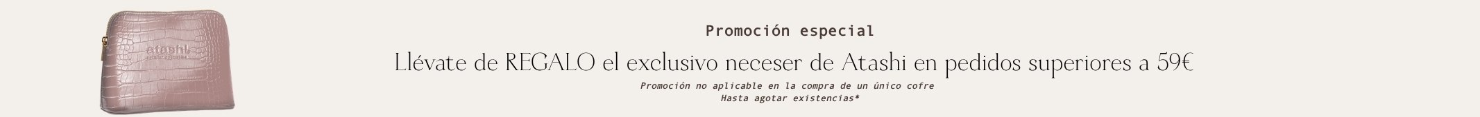 PROMO regalo neceser cocodrilo verano 2026